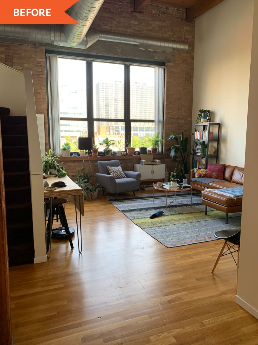 Chicago Fixer-Upper Condo Tour Photos | Apartment Therapy - Fixer Upper Industrial Apartments